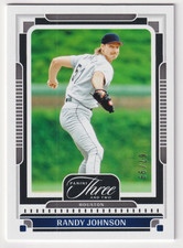 Randy Johnson HOF 2025 Panini Three & Two Baseball #141 SP 67/99 Mariners BD2