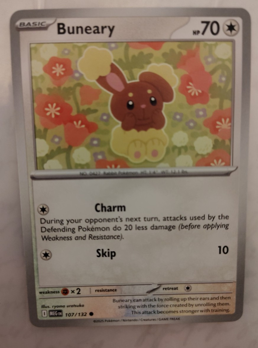 Buneary 107/132 MEG Mega Evolution Common Near Mint