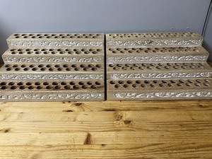 Set Of 2 Tiered Decorative Wooden Display Stands 92 Small items Ea. (184 Total)