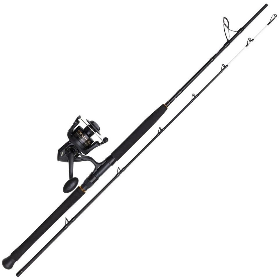 Combo de caña de pescar de agua salada Penn WRATH II BARCO 2,13 m/20-30 lb - Imagen 2 de 4