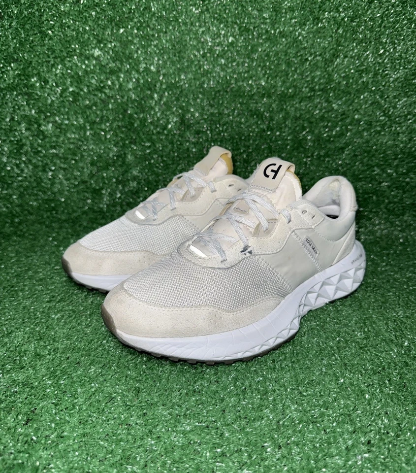 Zapatos Tenis Cole Haan Para Mujer Zerogrand Blanco Beige Gamuza Talla 7.5 B W26774 Foto 3 de 4