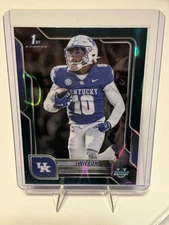 🔥 2025 Bowman University Chrome – Jamarion Wilcox Green Lava Refractor #130 🔥