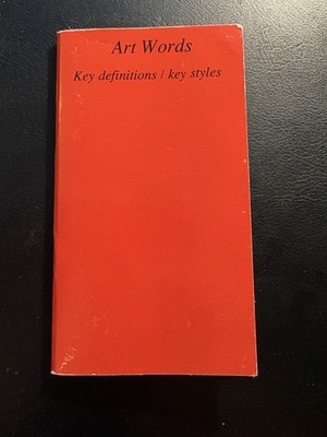 Art Words Key Definitions Key Styles Artpack 1992 Mini Pocket Art Glossary