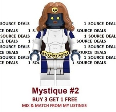 Marvel Avengers Mystique Minifigure Raven Darkhölme Custom Mini Figure New