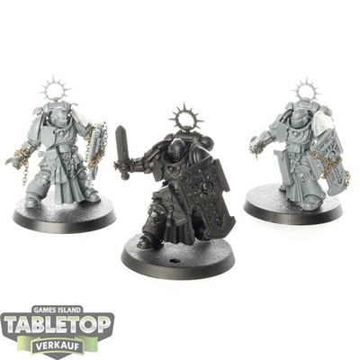 Black Templars - 3x Bladeguard Veteran Squad - unbemalt