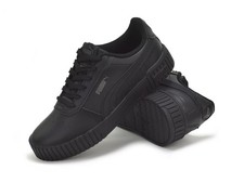 Puma Carina 2.0 Womens Trainers Black or White Classic Sneakers Stacked Midsole