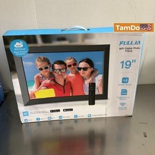 FULLJA F19 19" WiFi Digital Photo Frame   32GB Black   No Remote Included