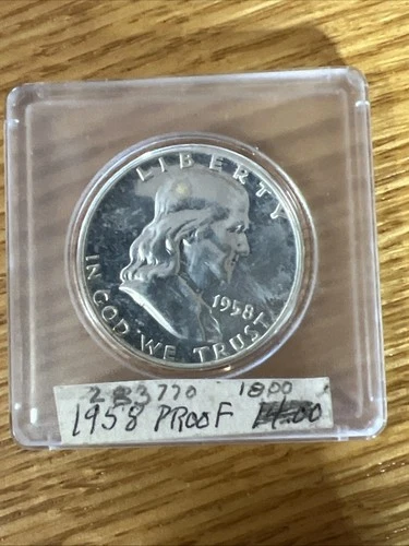 1958 50C (Proof) Franklin Half Dollar 90% Silver