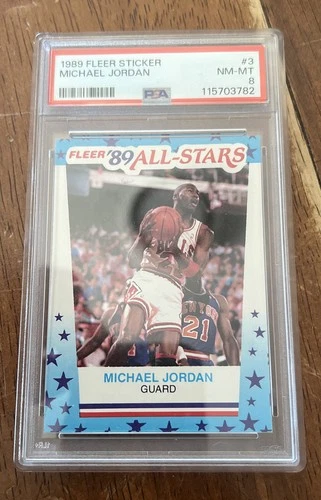 1989-90 Fleer - All-Stars Stickers Michael Jordan #3
