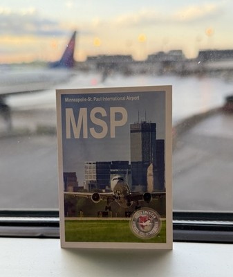 MSP Airport Airline Airplane Trading Card Minneapolis-St. Paul 2025 NAACS