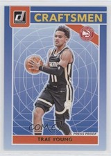 2020-21 Panini Donruss Craftsmen Press Proof Trae Young #9 7y2