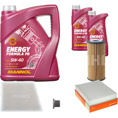 MAHLE Inspektionspaket 7 L MANNOL Formula PD 5W-40 für BMW 2 Active Tourer 225i