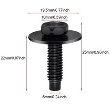 Car Maintenance U-nut Clips Metal Construction Rust Resistant Wear Resistant