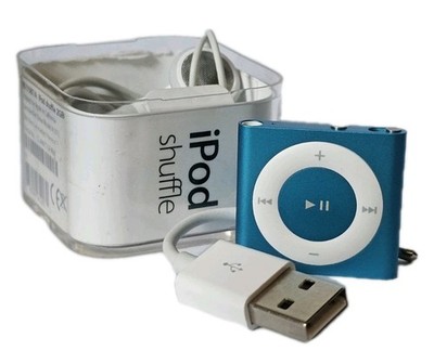 Apple iPod Shuffle 4. Gen A1373 2Gb MP3 Player Türkis OVP getestet funktioniert 