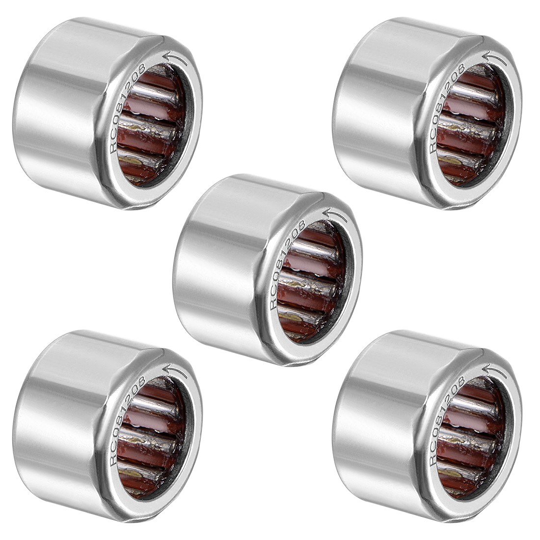 5pcs RC081208 Needle Roller Thrust Bearing 1/2" Bore 3/4" OD 1/2" Width