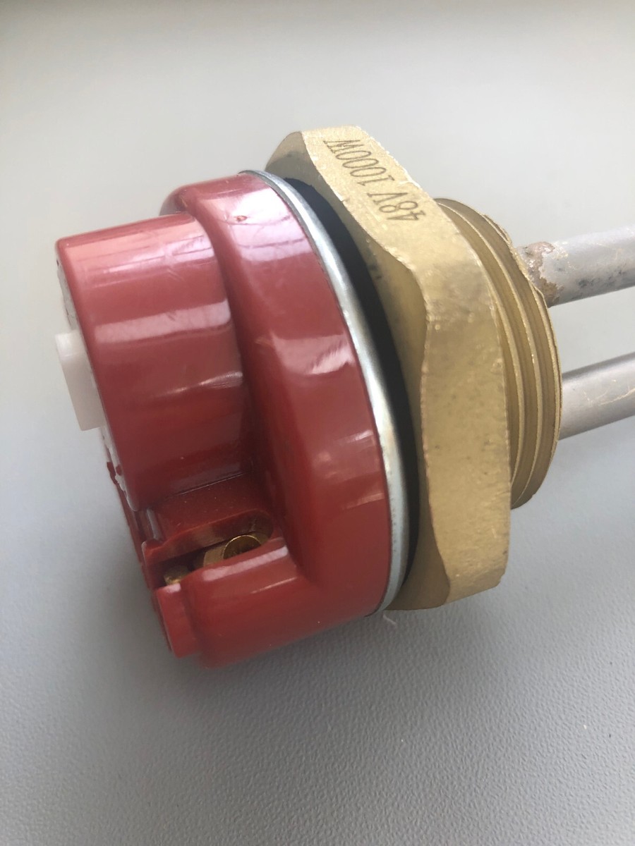 Solar Immersion Heater Element 48V 1KW (1000W) with Thermostat DN32 BSP 1  1/4 | eBay