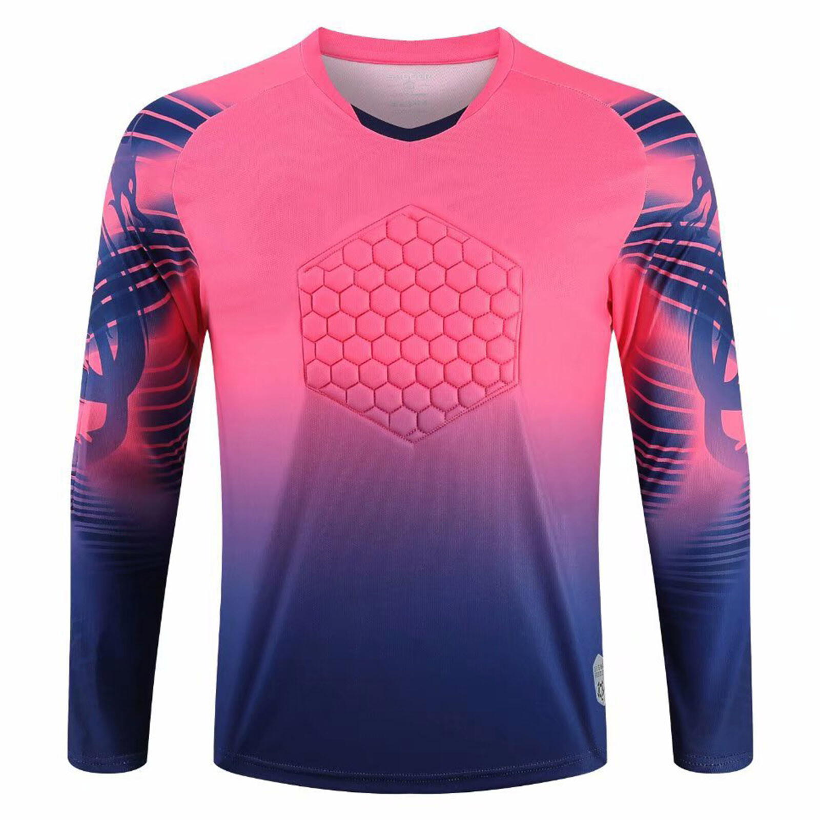 Boys Padded Goalkeeper Jersey Football Long Sleeve Goalie Shirts Soccer