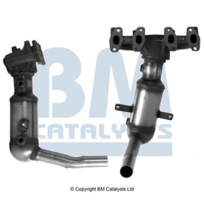 Catalytic Converter Approved BM CATALYSTS BM91318H for Fiat Panda