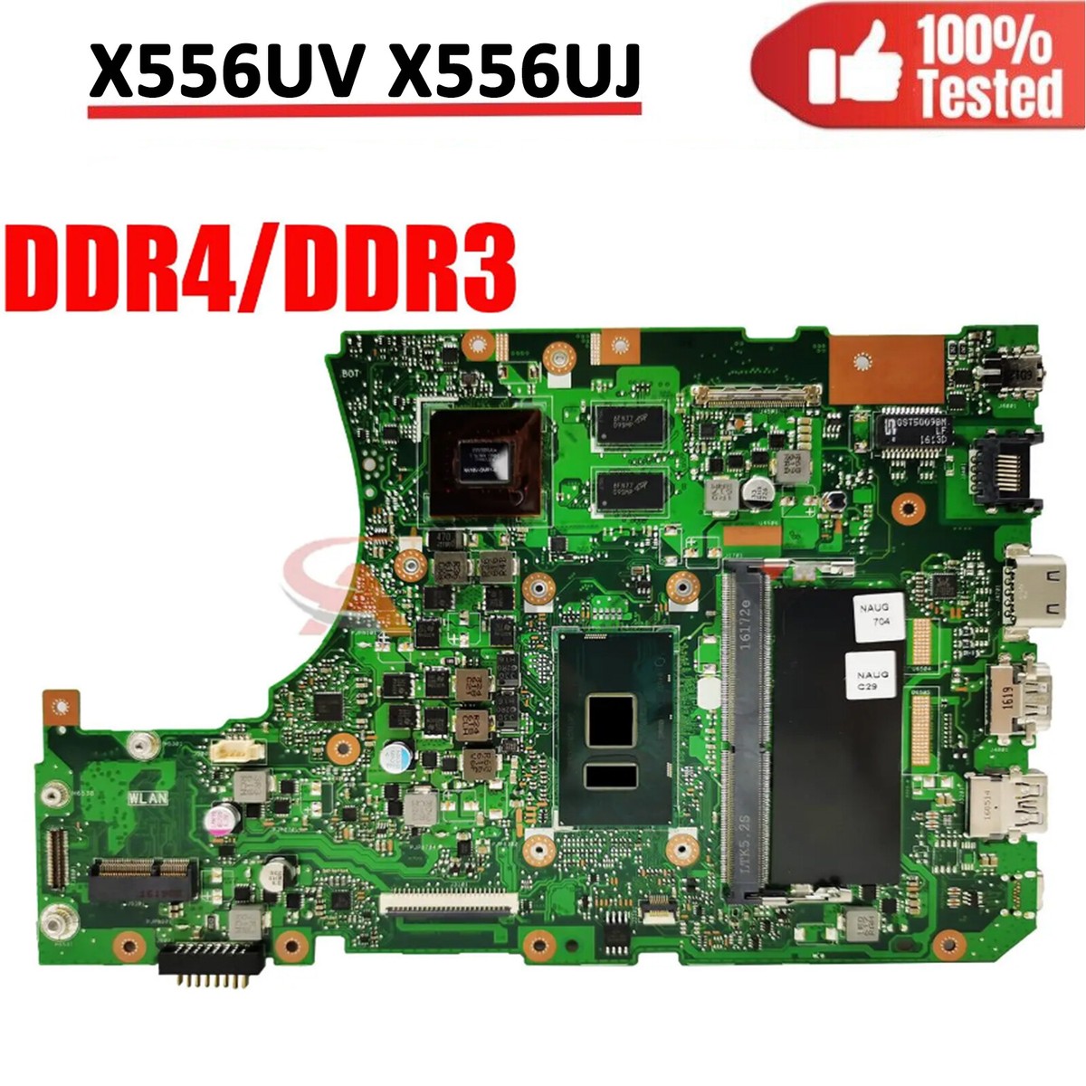 Asus A556u Asus X541u I5 8gb Ram X556UV Laptop Mainboard For Asus