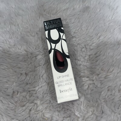 BENEFIT ULTRA SHINES FOXY LADY ROSE IRIDESCENT SHIMMER LIPGLOSS LIP SHINE