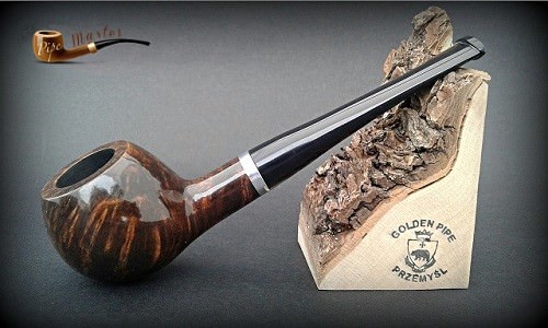 PIPA PARA FUMAR TABACO HECHA A MANO BRUYERE no 73 Marrón Briar Recto + CAJA - Imagen 1 de 3