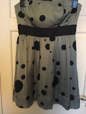 green dress with black spots