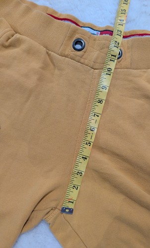 Superdry Trackster Lite Shorts Herren XL Gelb Mid-Rise Gummibund Pull On - Bild 13 von 14
