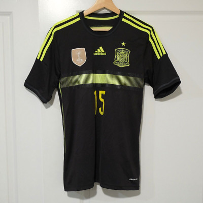 Adidas Spain Ramos #15 Soccer Jersey Men's Size S
