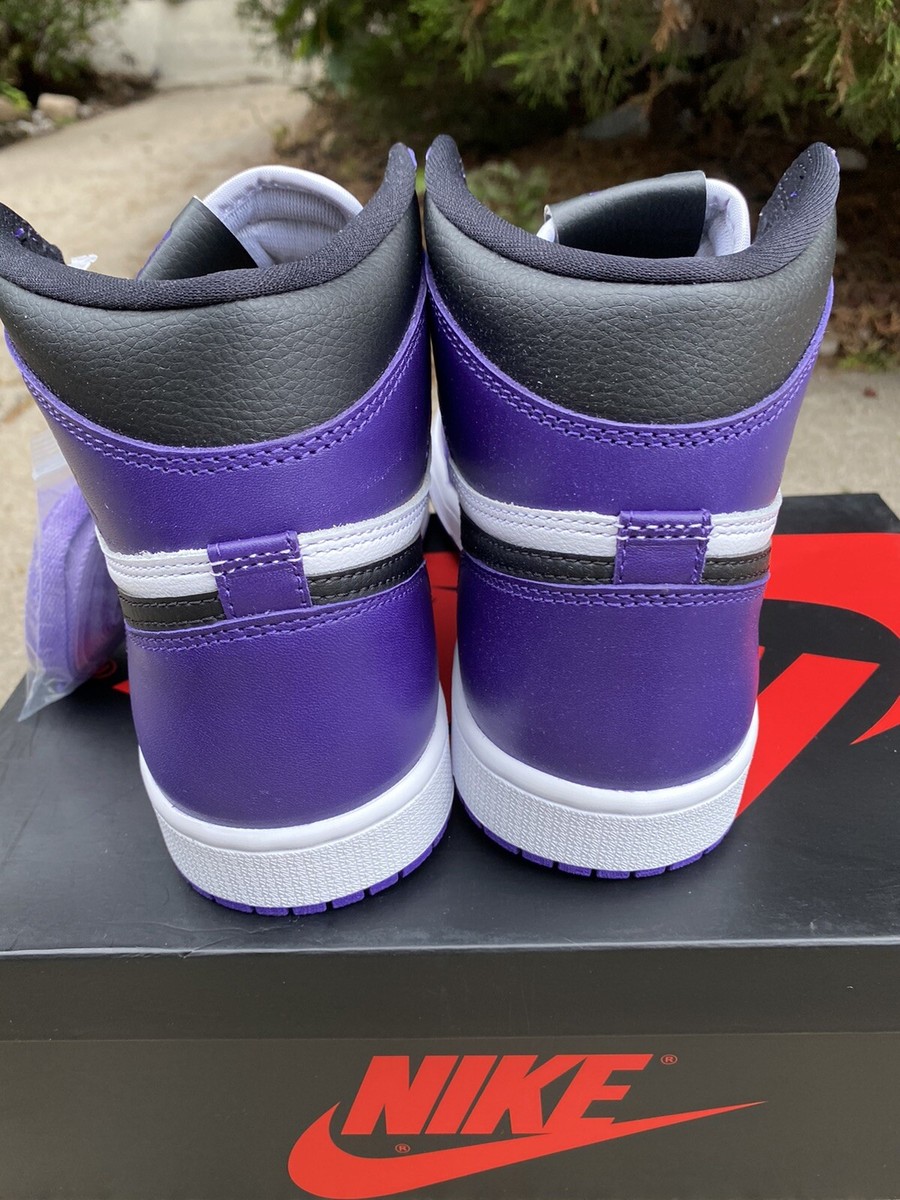 Air Jordan 1 Retro High OG Court Purple Size 8.5 Mens 