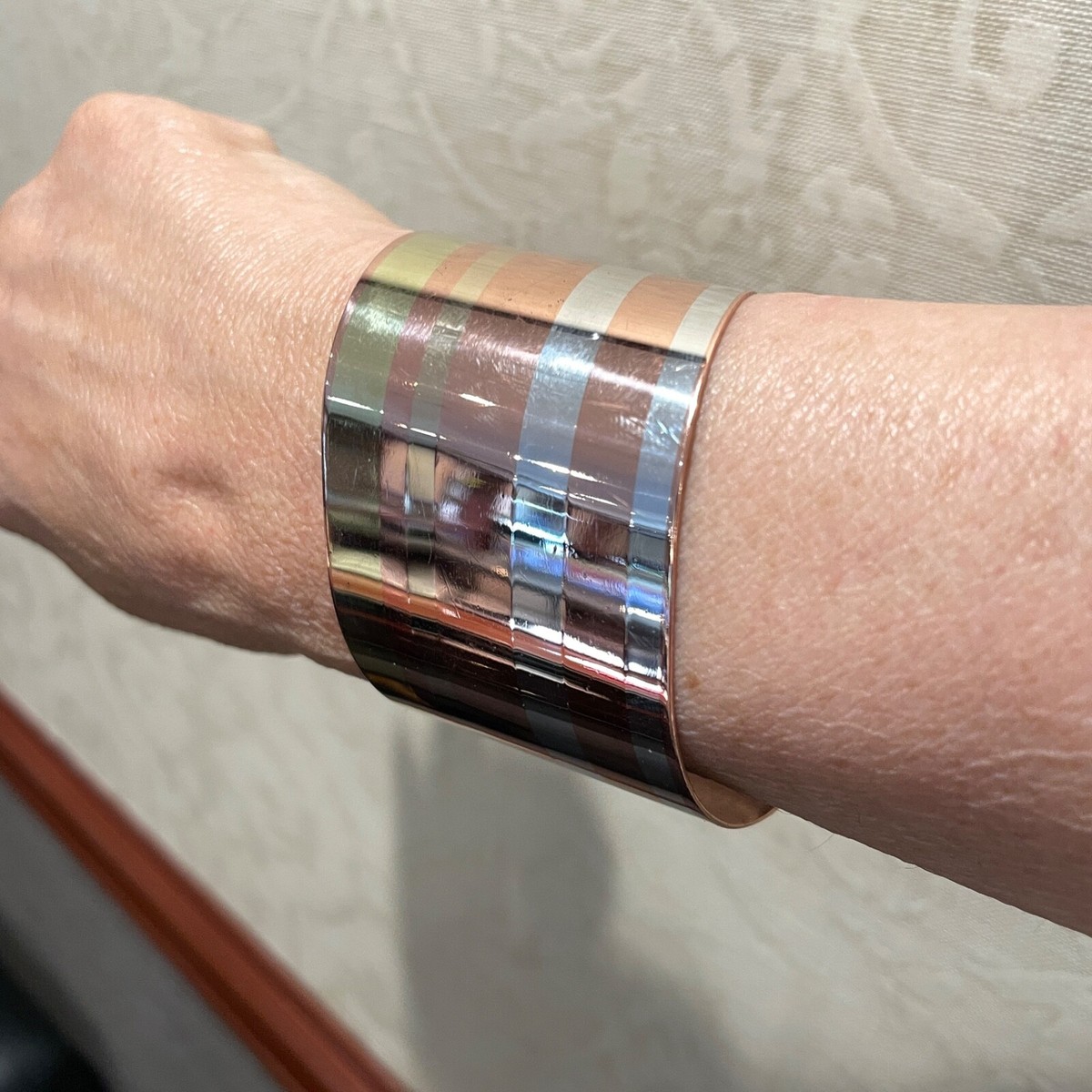 Tiffany & Co Angela Cummings Gold Silver Copper Brass Wide Cuff