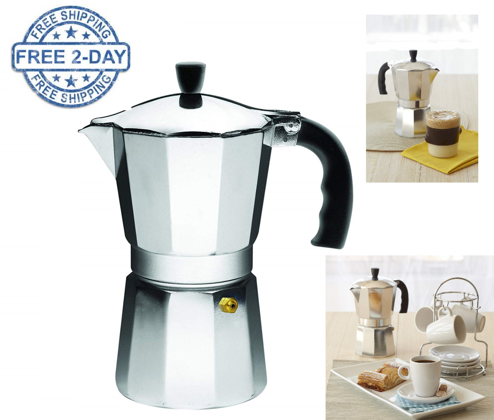 Comprar Cafetera Italiana Greca Cubana de Estufa para C en USA desde  Ecuador | TiendaMia