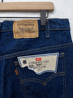 NWT Vintage Levi's Jeans Orange Tab Mens 40509-0215 Dead Stock 38x30 USA