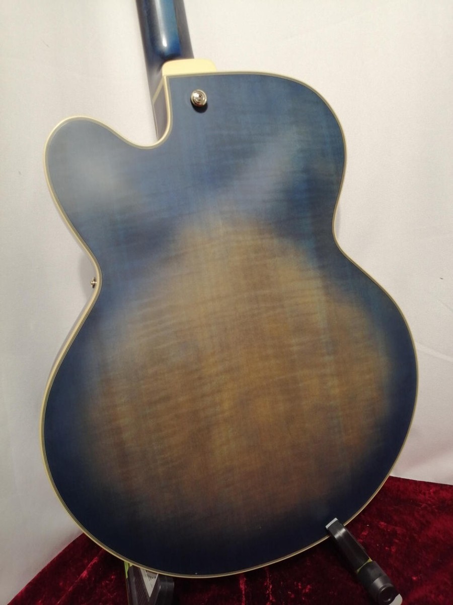 ギター Ibanez AFJ91-JLF-12-02 Ibanez AFJ91-JLF-12 Semi-Hollow Electric Guitar Blue