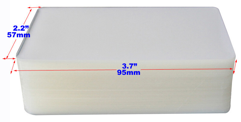 Office Thermal Glossy Laminating Pouch Film Laminator Machine 5Mil 100Sheets-image