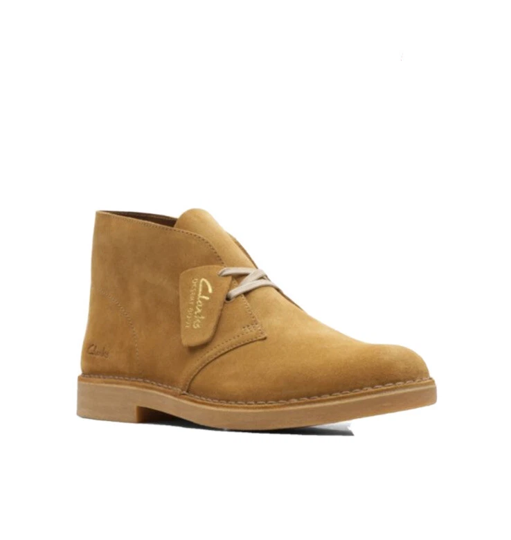 Mens Clarks Originals Desert Boot 2 Oakmoss Suede Ortholite Rubber Sole UK 10 G