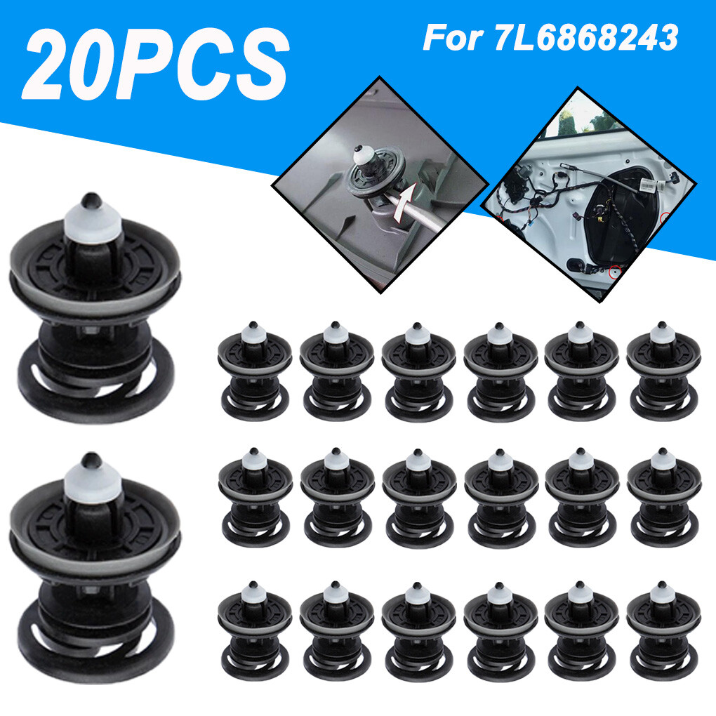20X Door Trim Panel Clips 7L6-868-243 For AUDI VW Golf MK6 Jetta 6