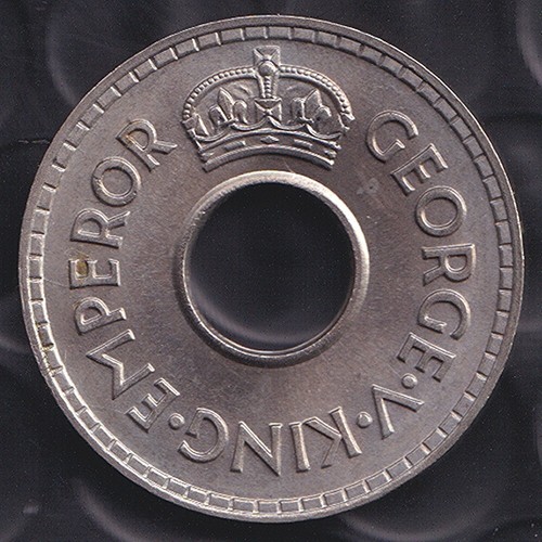 Fiji 1934 1/2 Penny 1/2d George V - Gem Uncirculated - Picture 2 of 3