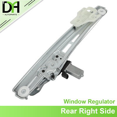 Rear Passenger Side Power Window Regulator W/ Motor For Ford Explorer 2011-2014