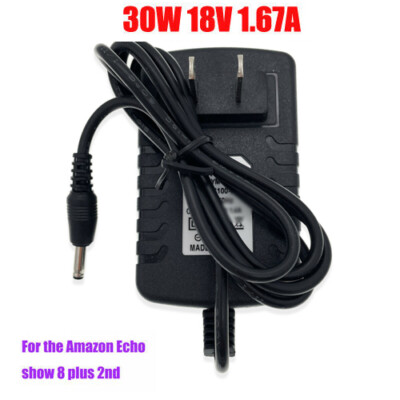 30W 18V 1.67A AC/DC US Plug Power Supply Adapter Charger For Amazon Echo Speaker