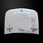 Fits Chevrolet Silverado 1500 2007-2013 Type-RS Style Functional Ram Air Hood