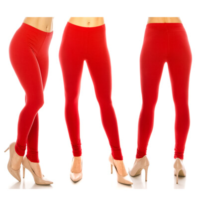 Women's Leggings-High Waisted Basic Comfort Stretch Soft Stylish Leggings