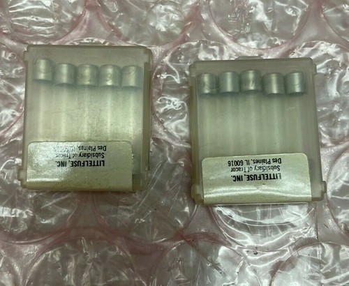 LITTLEFUSE 3AG 1/10A 312 (TOTAL 10 FUSES - (2) PACKS OF 5 IN EACH PACK) - Picture 3 of 3