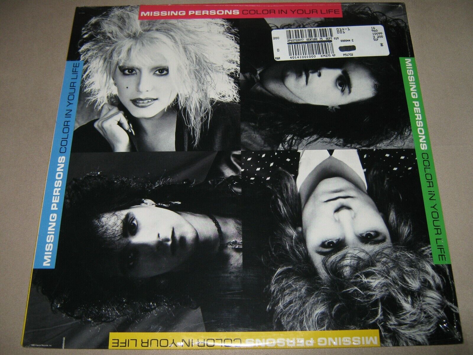 MISSING PERSONS Color in Your Life SEALED LP Warren Cuccurullo Dale Terry Bozzio