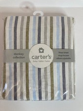 Carter's Monkey Collection Fitted Sheet Baby Boy Girl Unisex Nursery