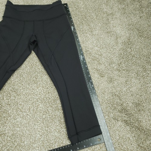 Lululemon Leggings Women Size 4 Black 21" Inseam Secret Pocket w/ Tearaway Tag - Picture 6 of 17