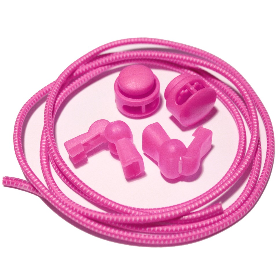 No Tie Elastic Lock Lace System Lock Shoe Laces Shoelaces Runners Kids ...