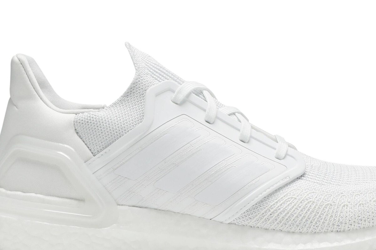 Level SS/New - adidas UltraBoost 20 Consortium 'Triple White' Men's Shoes