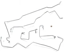 Front Brake Line Kit - Fits 99-01 Jeep Grand Cherokee - Stainless