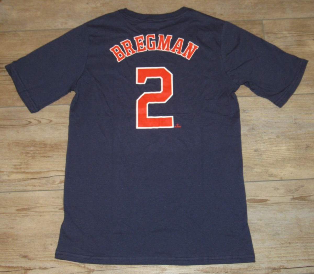 Nike Houston Astros Alex Bregman #2 Navy Blue Shirt t-Shirt TEE