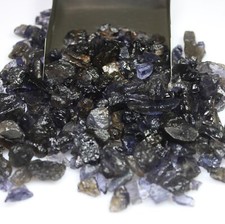 Natural Blue Iolite Rough Lot For Collection Between 3-25 mm Size From India